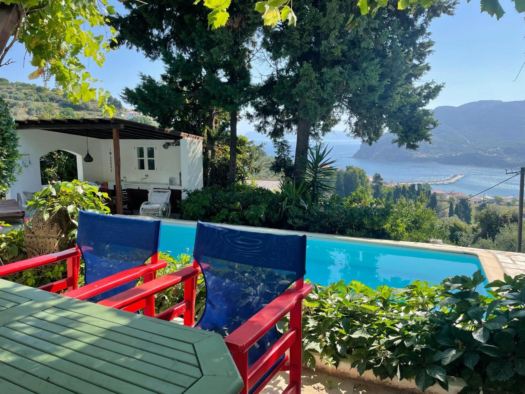 Romantic Lemonia Cottage สโกเปลอสทาวน์ ภายนอก รูปภาพ