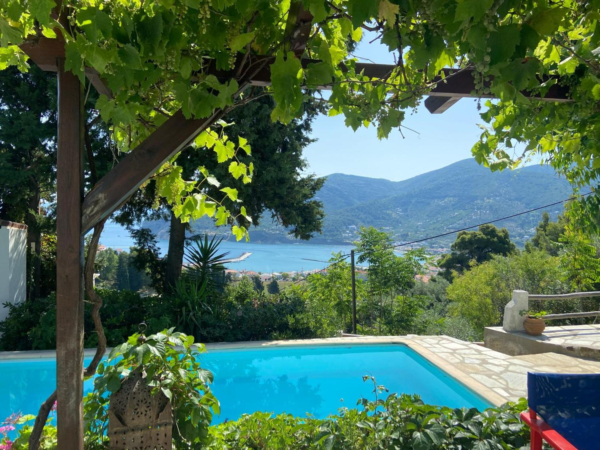 Romantic Lemonia Cottage สโกเปลอสทาวน์ ภายนอก รูปภาพ