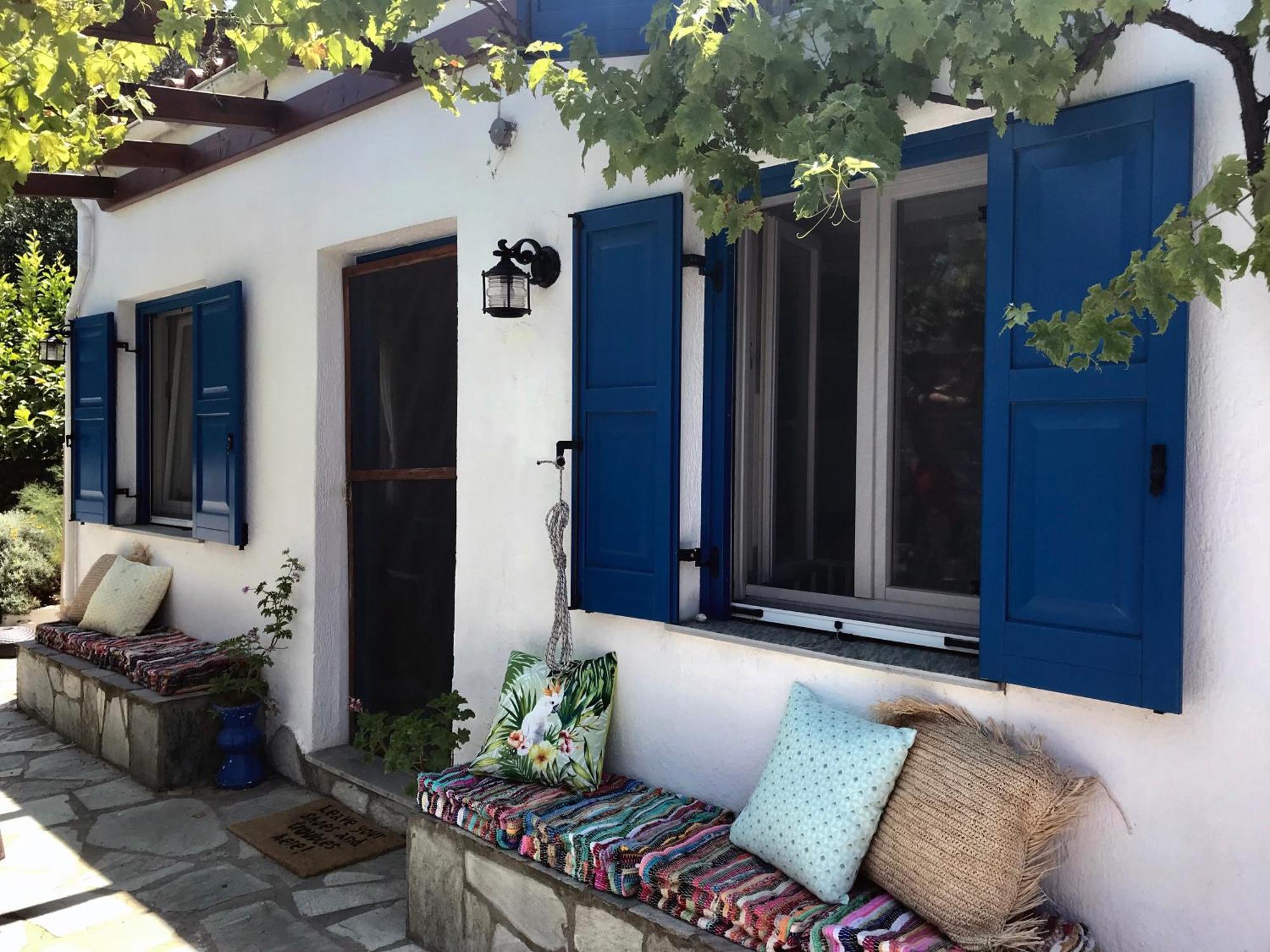Romantic Lemonia Cottage สโกเปลอสทาวน์ ภายนอก รูปภาพ